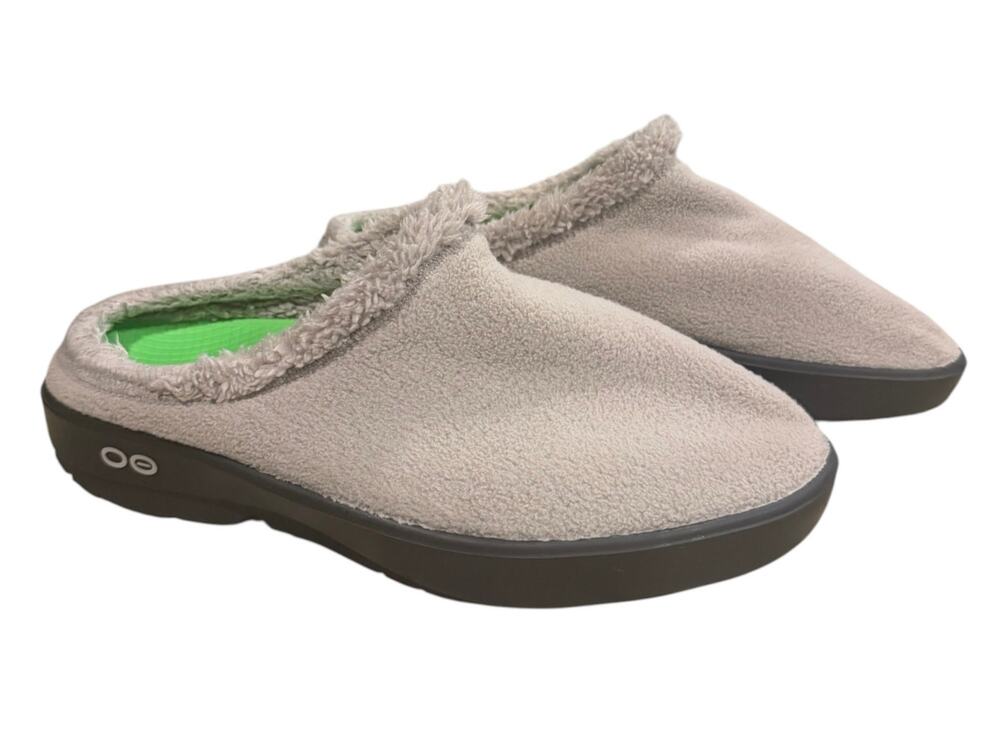 Oofos OOcoozie Mule Tawney Men's 11 Fleece Lined Slip-on Recovery Comfort Cabin